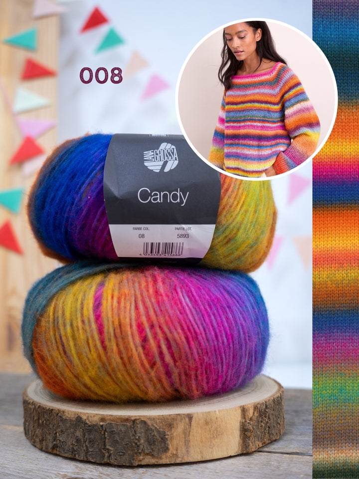 Breipakket Candy raglantrui