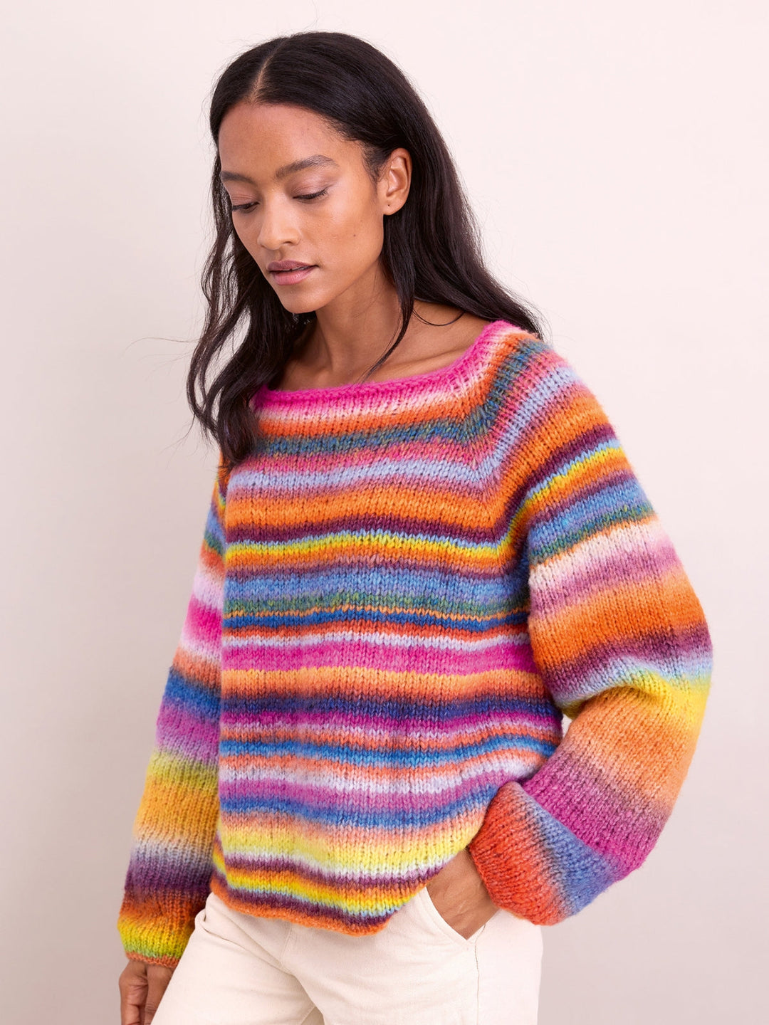 Breipakket Candy raglantrui - top-down