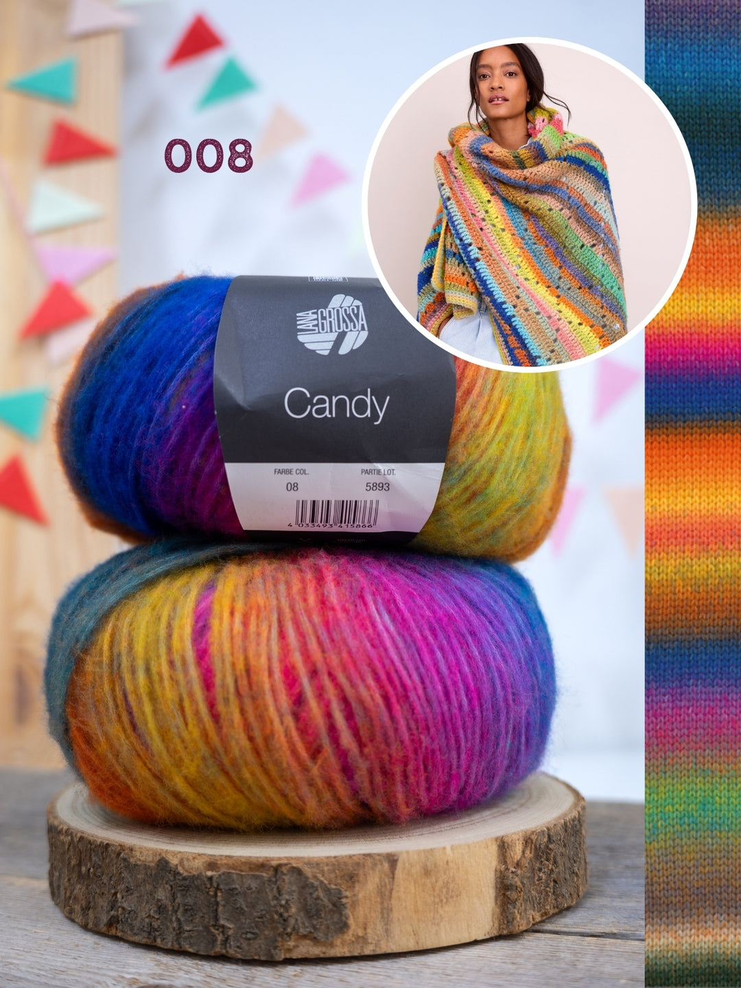 Haakpakket Candy stola