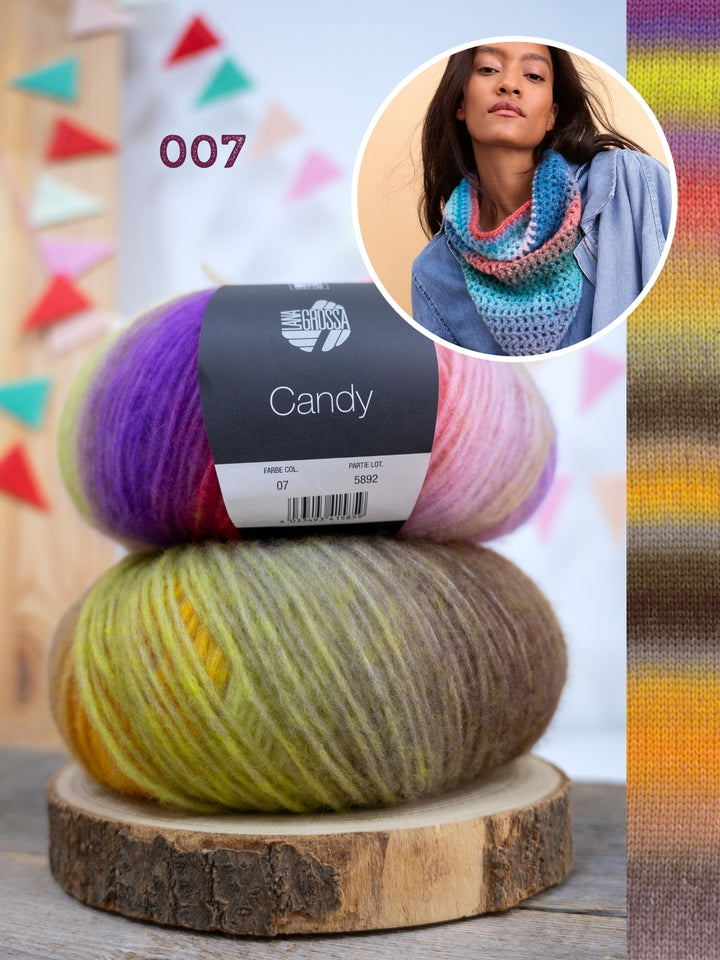 Haakpakket Candy driehoeksjaaltje