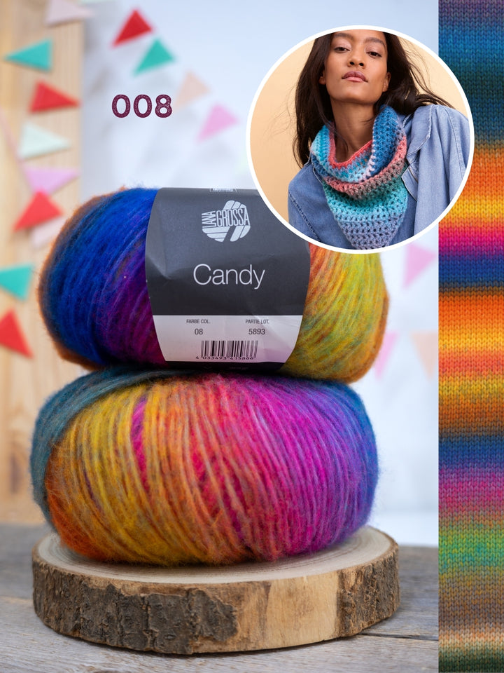 Haakpakket Candy driehoeksjaaltje
