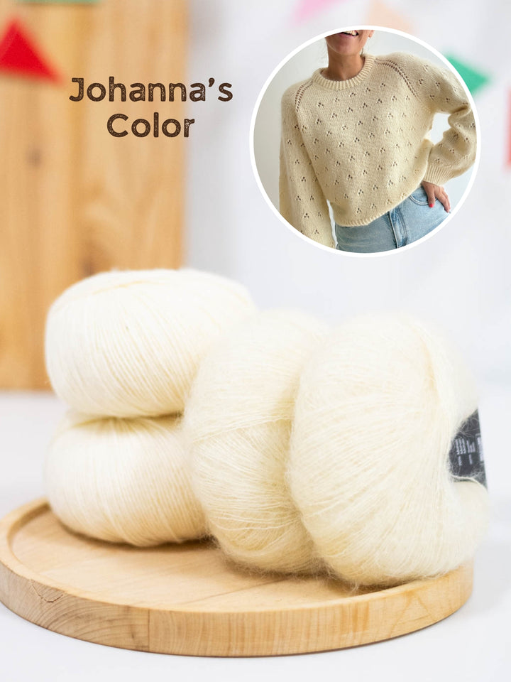 Breipakket Lillie Sweater - Kolibri by Johanna