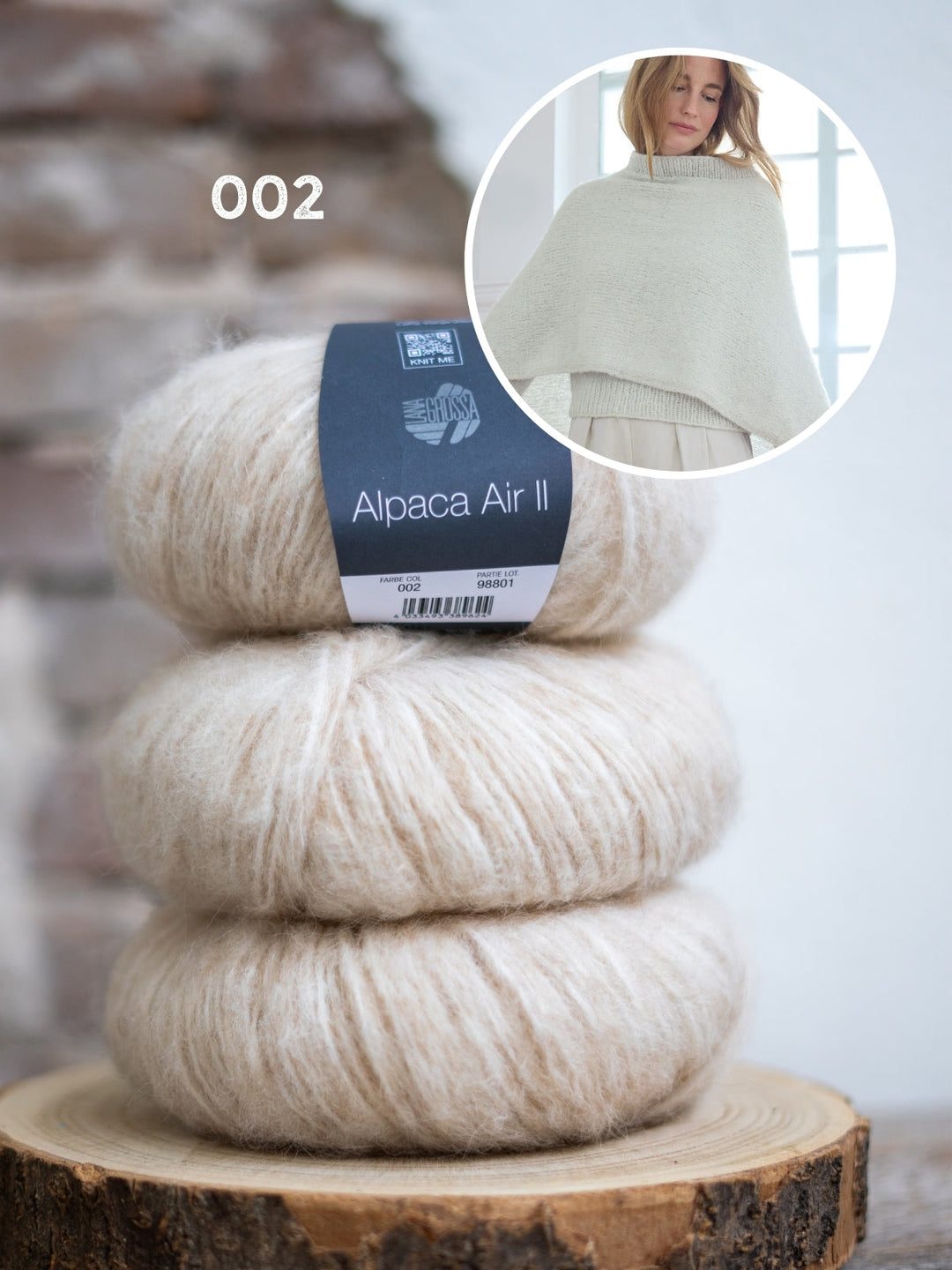 Breipakket Alpaca Air II poncho