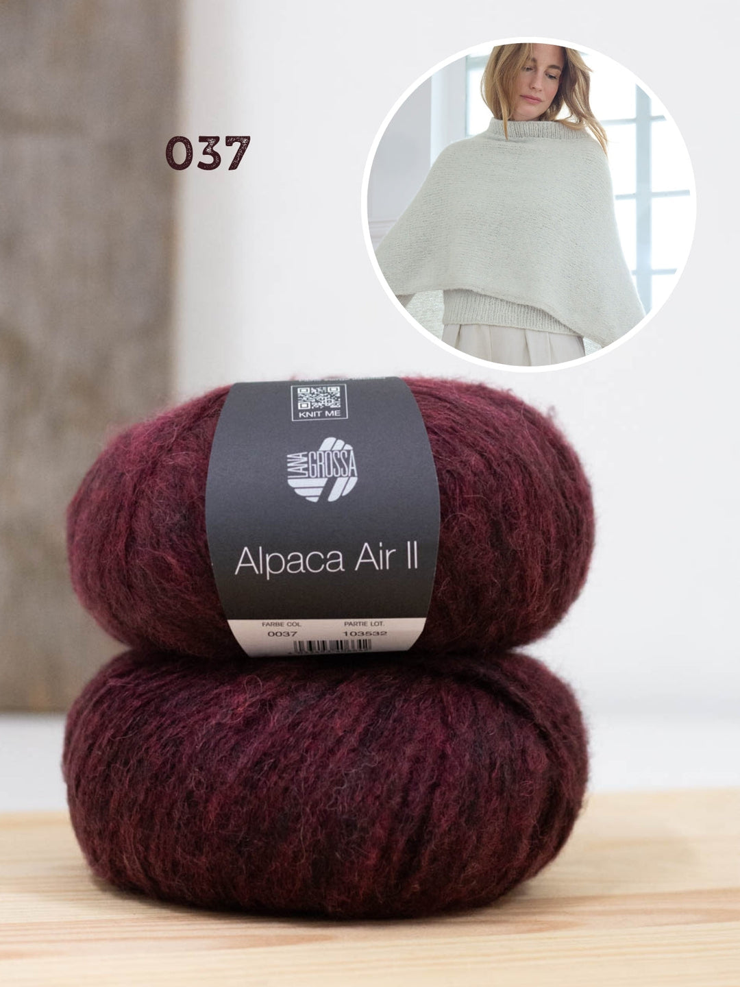 Breipakket Alpaca Air II poncho