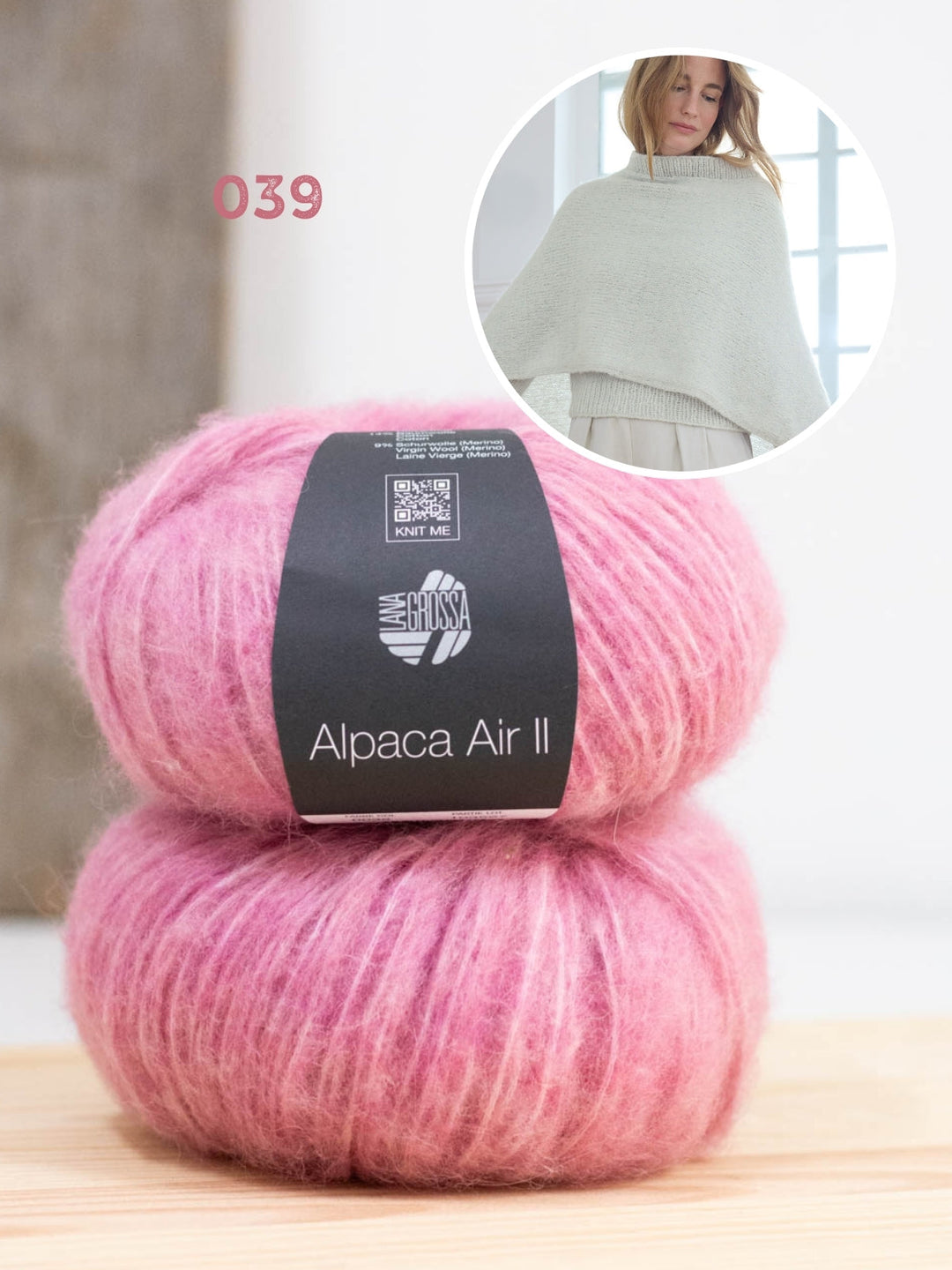 Breipakket Alpaca Air II poncho