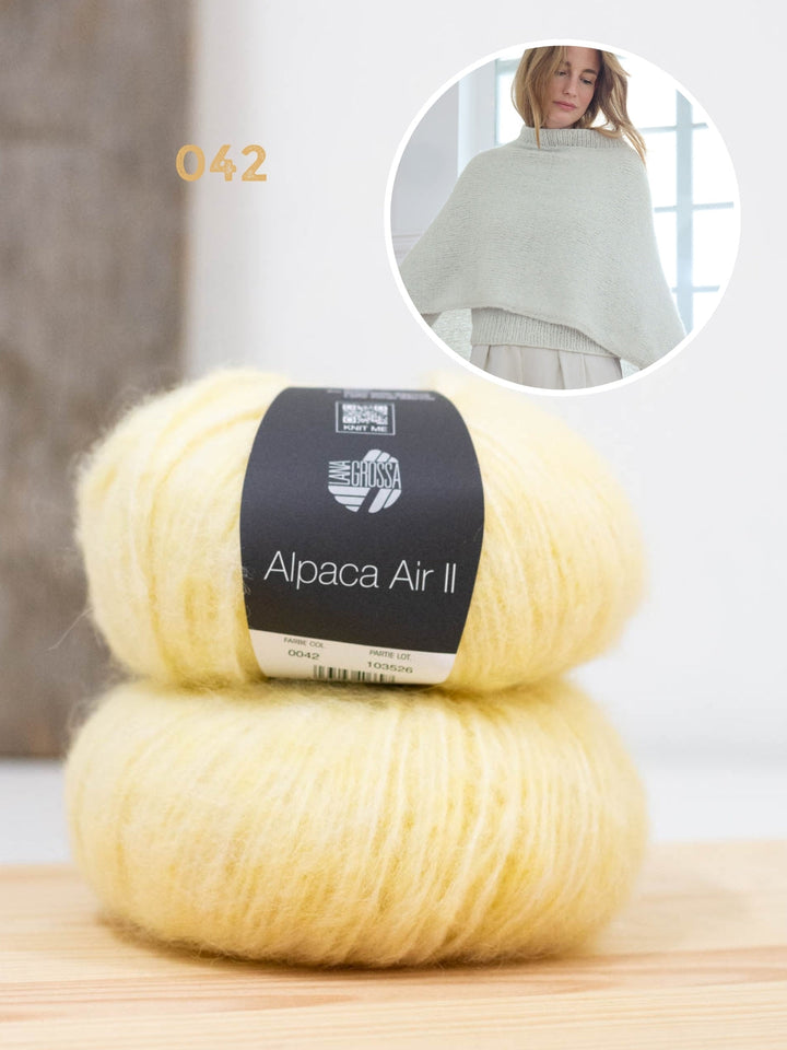 Breipakket Alpaca Air II poncho