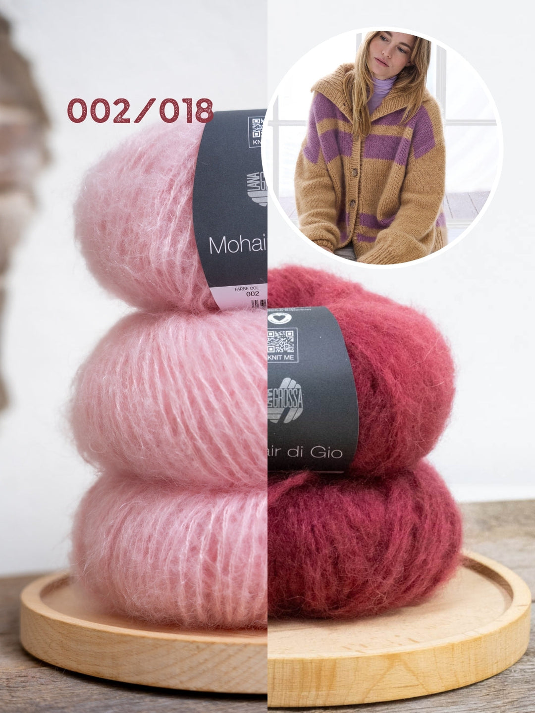 Breipakket Mohair di Gio vest
