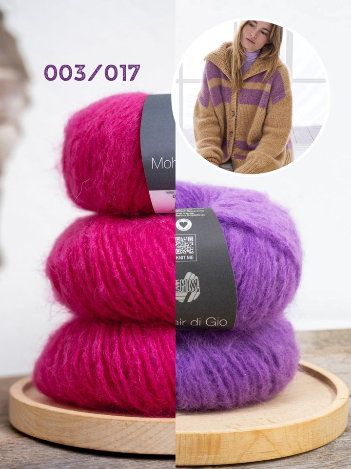 Breipakket Mohair di Gio vest