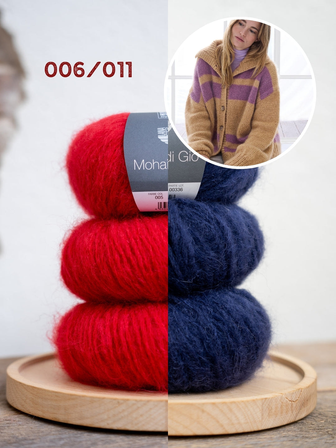 Breipakket Mohair di Gio vest