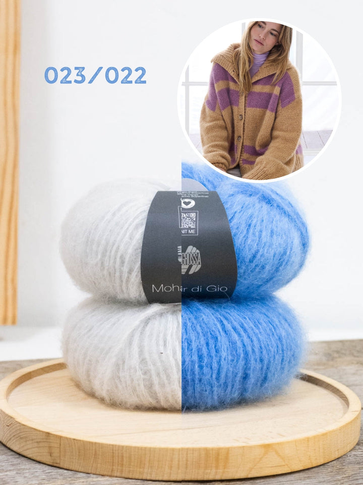 Breipakket Mohair di Gio vest