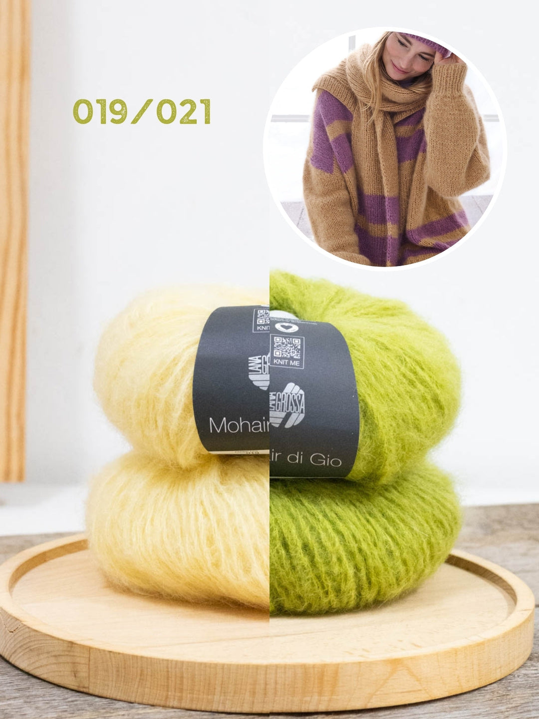 Breipakket Mohair di Gio sjaal
