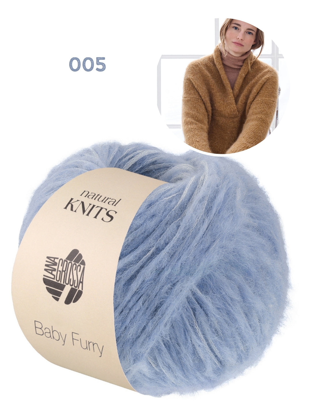 Breipakket Baby Furry trui