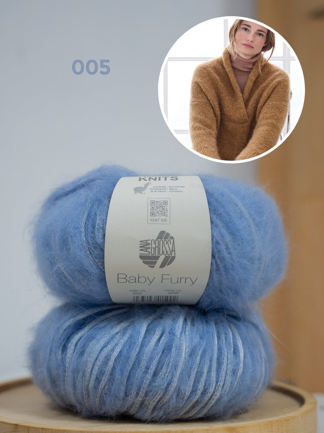 Breipakket Baby Furry trui
