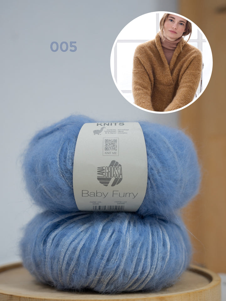 Breipakket Baby Furry trui