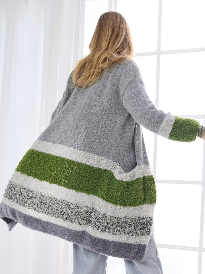 Breipakket garenmix korte mantel