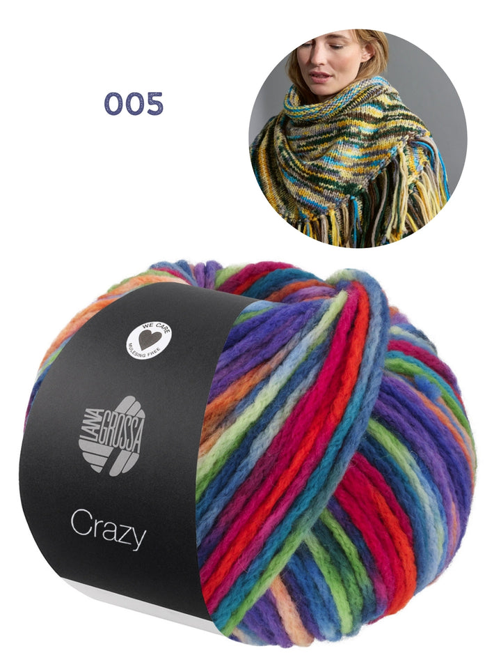 Breipakket Crazy omslagdoek