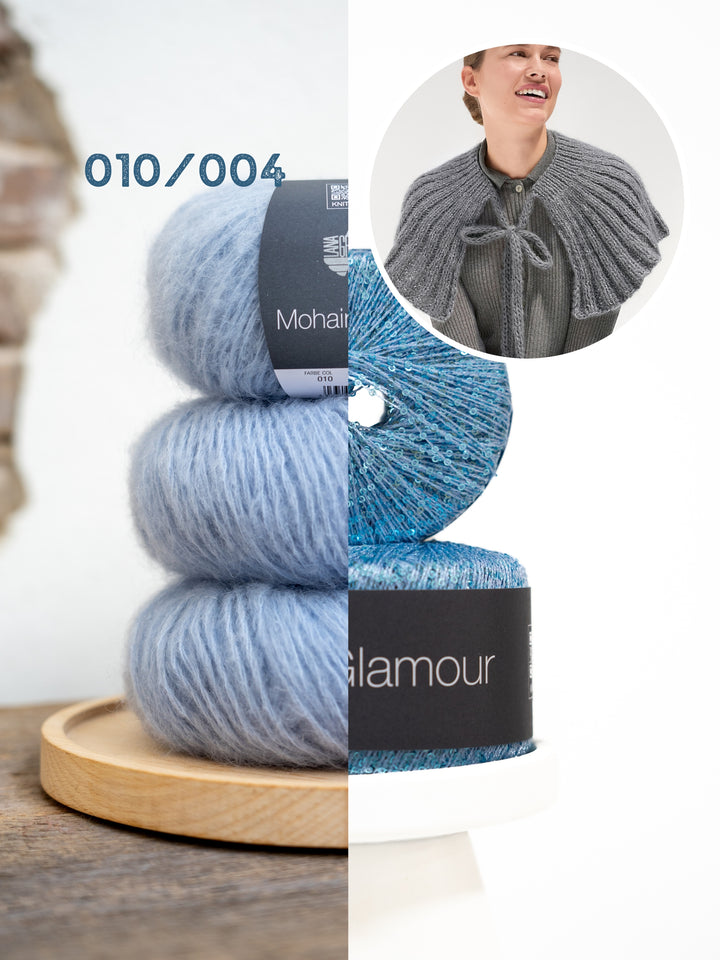 Breipakket Mohair Di Gio Glamour cape