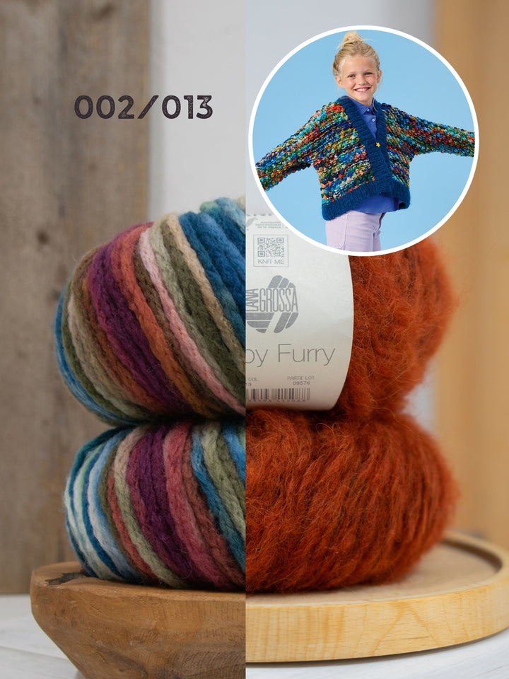 Breipakket Crazy &amp; Baby Furry vest
