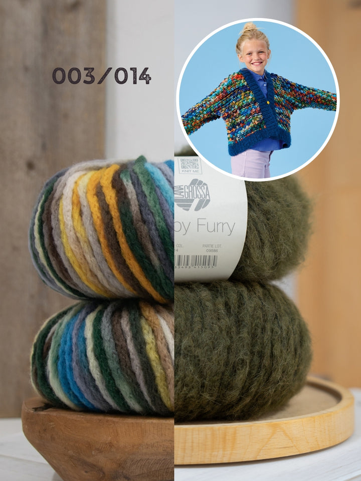 Breipakket Crazy &amp; Baby Furry vest