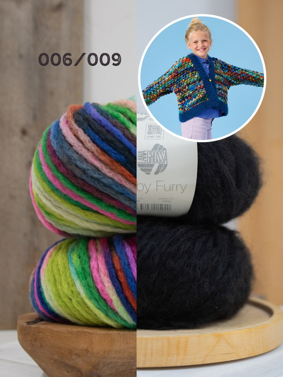 Breipakket Crazy &amp; Baby Furry vest