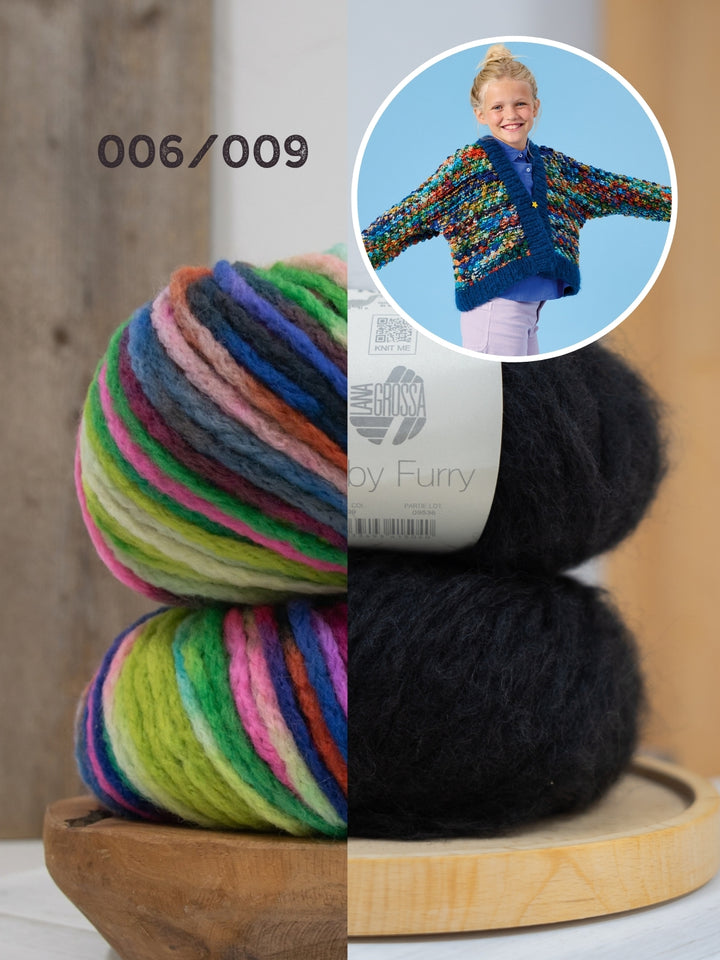 Breipakket Crazy &amp; Baby Furry vest