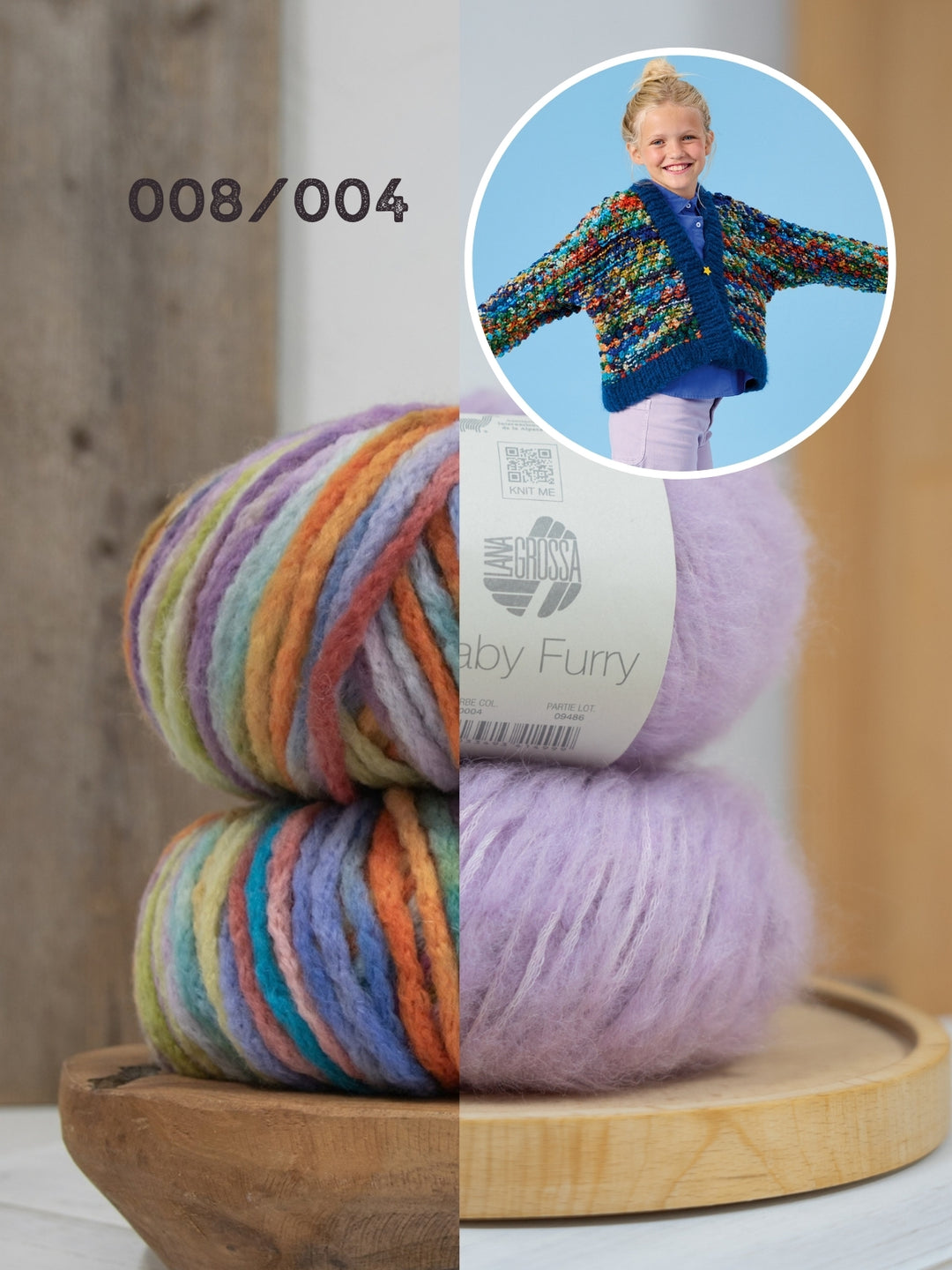 Breipakket Crazy &amp; Baby Furry vest