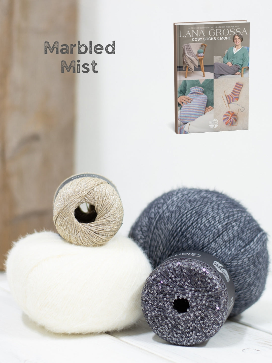 Breipakket Cosy Glittersokken