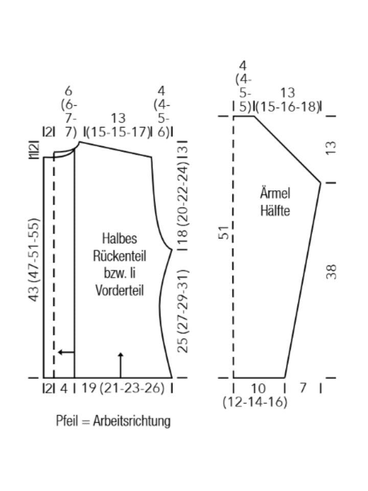 Breipakket Summer Softness vest met gehaakte ruches