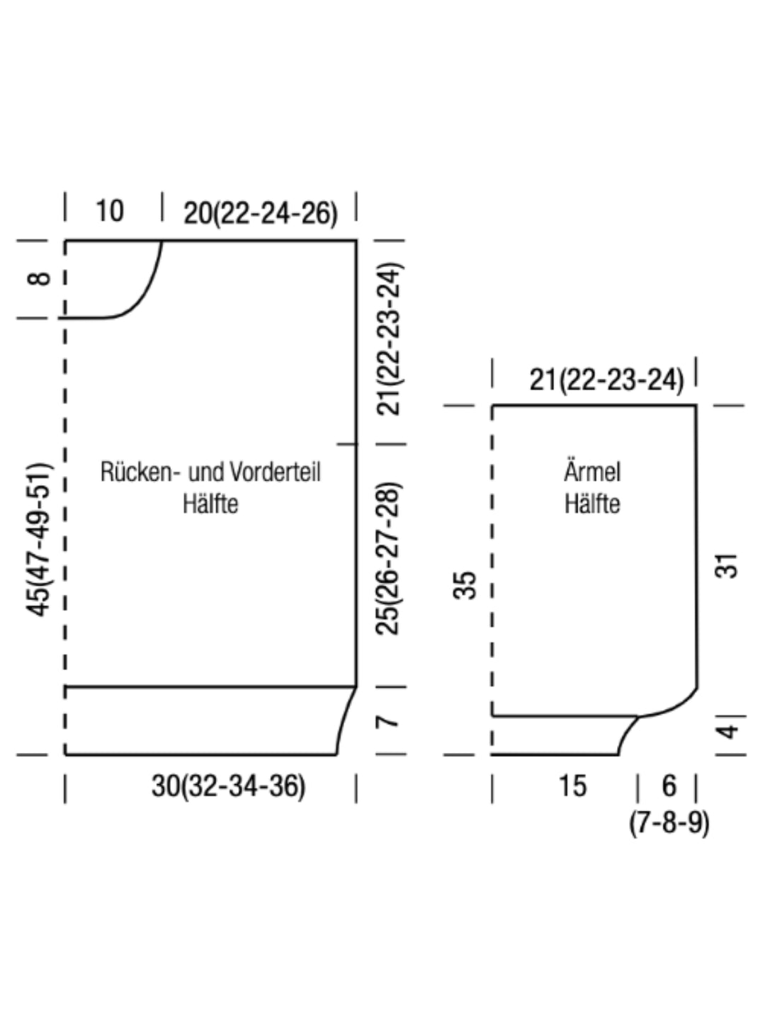 Breipakket Brigitte Silkdream trui in halve patentsteek