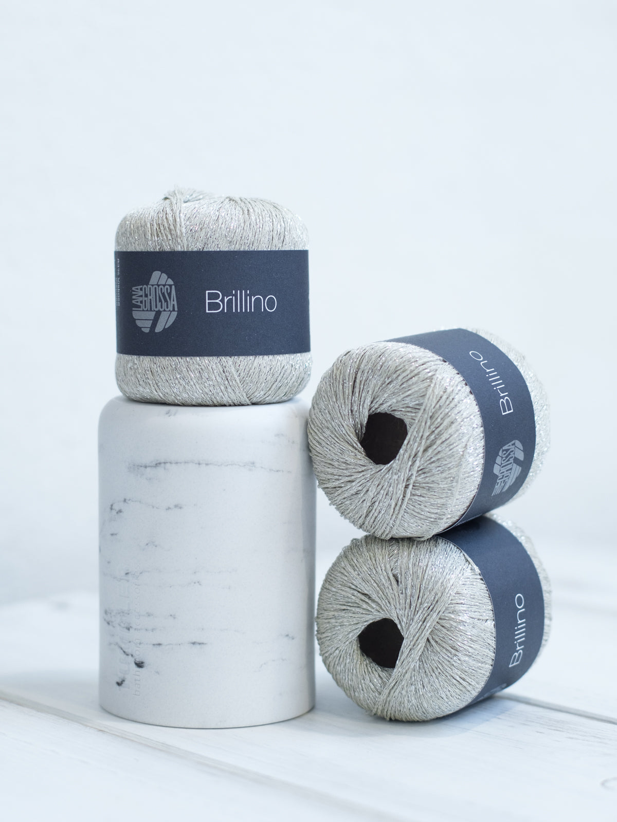 Brillino 032 creme/zilver