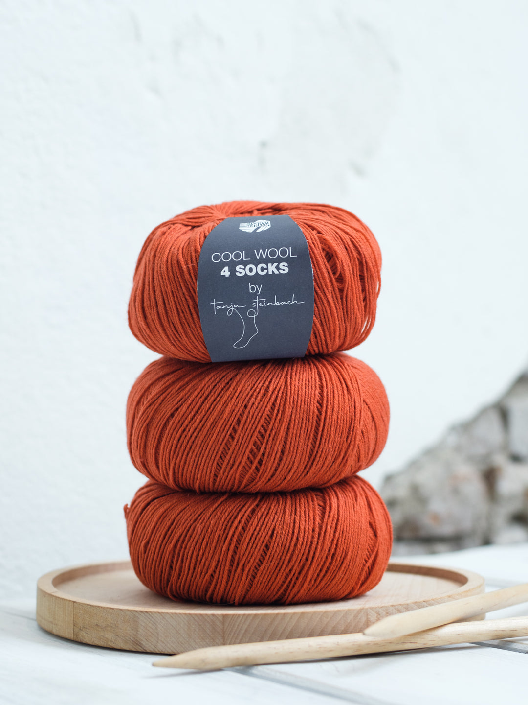 Cool Wool 4 Socks 7714 Terracotta