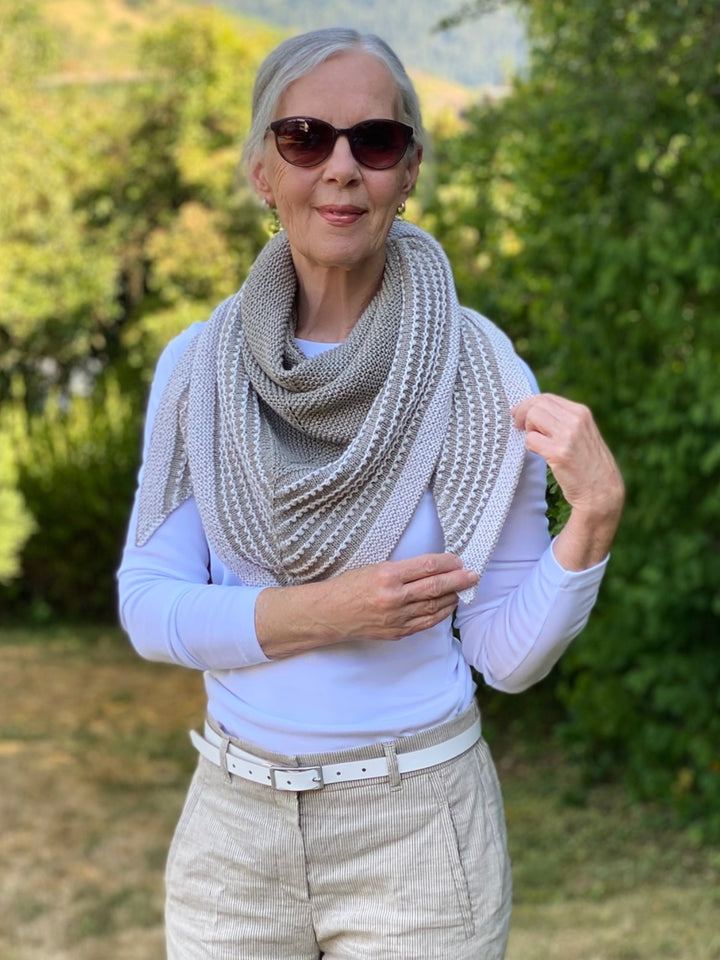 Breipakket Lizas Tuch Pearly Lines - Summer Cashmere