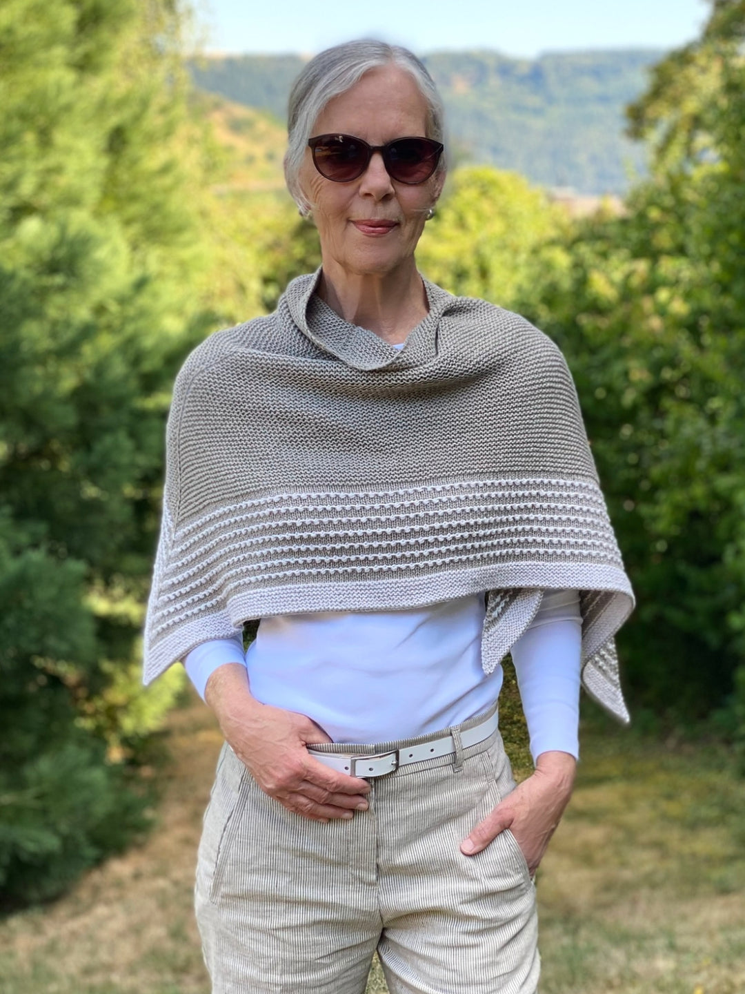 Breipakket Lizas Tuch Pearly Lines - Summer Cashmere
