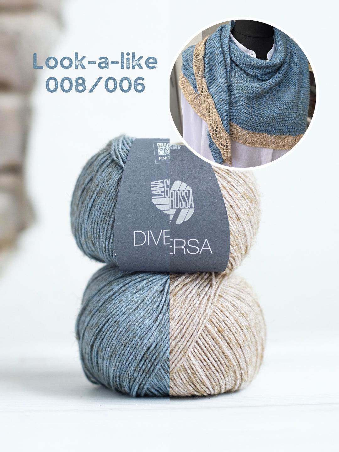 Breipakket Lizas Tuch Tender Vine - Diversa