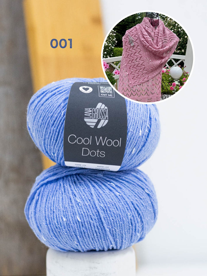 Breipakket Lizas Tuch End of Summer - Cool Wool Dots