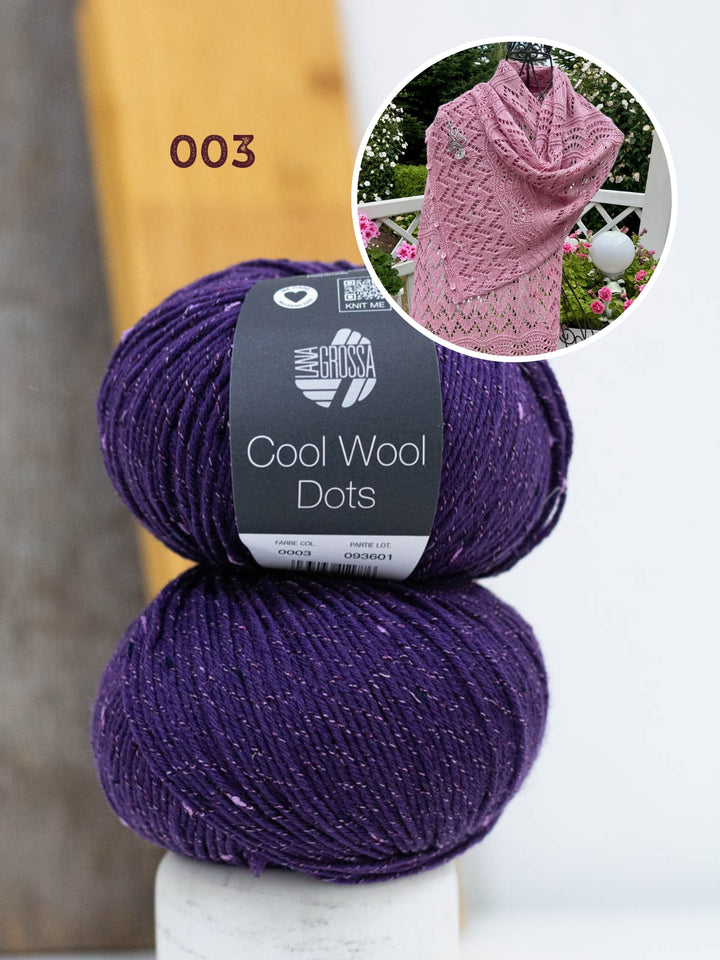 Breipakket Lizas Tuch End of Summer - Cool Wool Dots