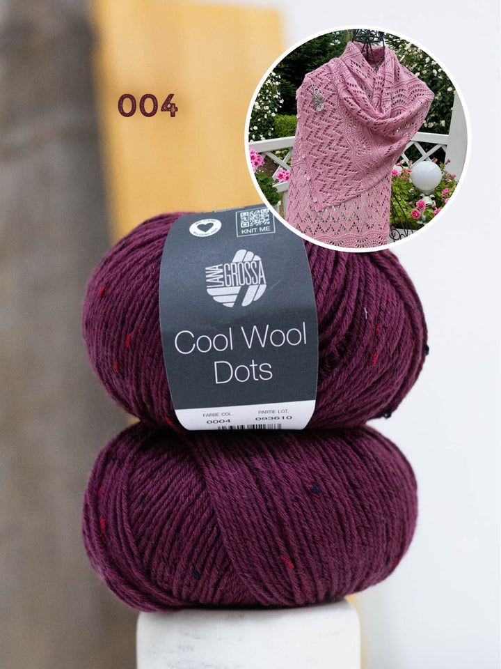 Breipakket Lizas Tuch End of Summer - Cool Wool Dots
