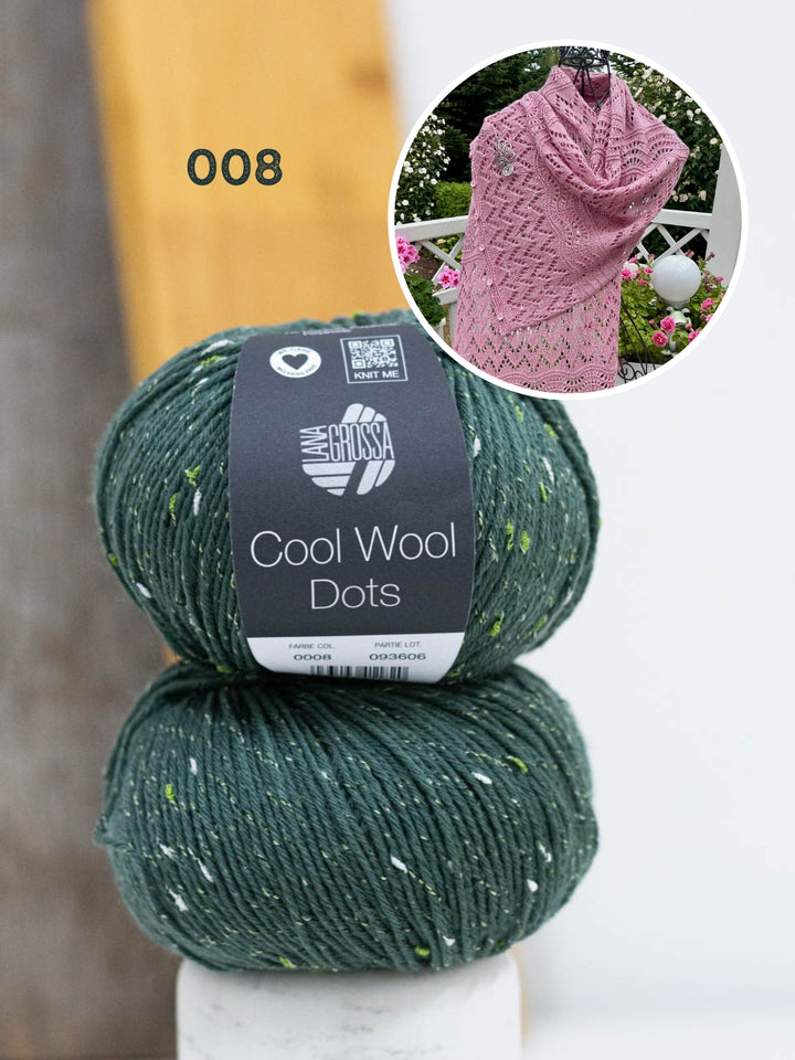 Breipakket Lizas Tuch End of Summer - Cool Wool Dots