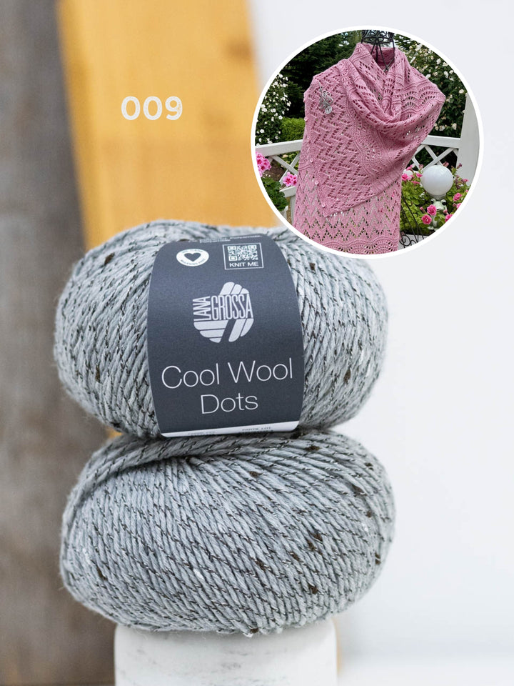 Breipakket Lizas Tuch End of Summer - Cool Wool Dots