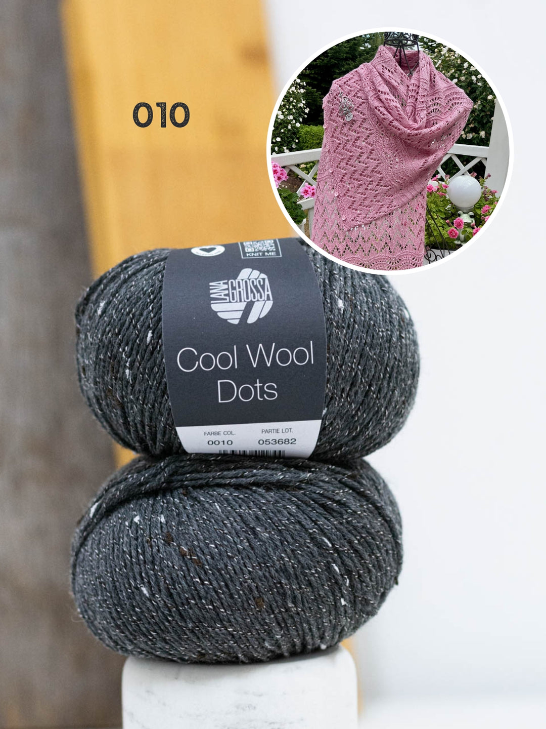Breipakket Lizas Tuch End of Summer - Cool Wool Dots