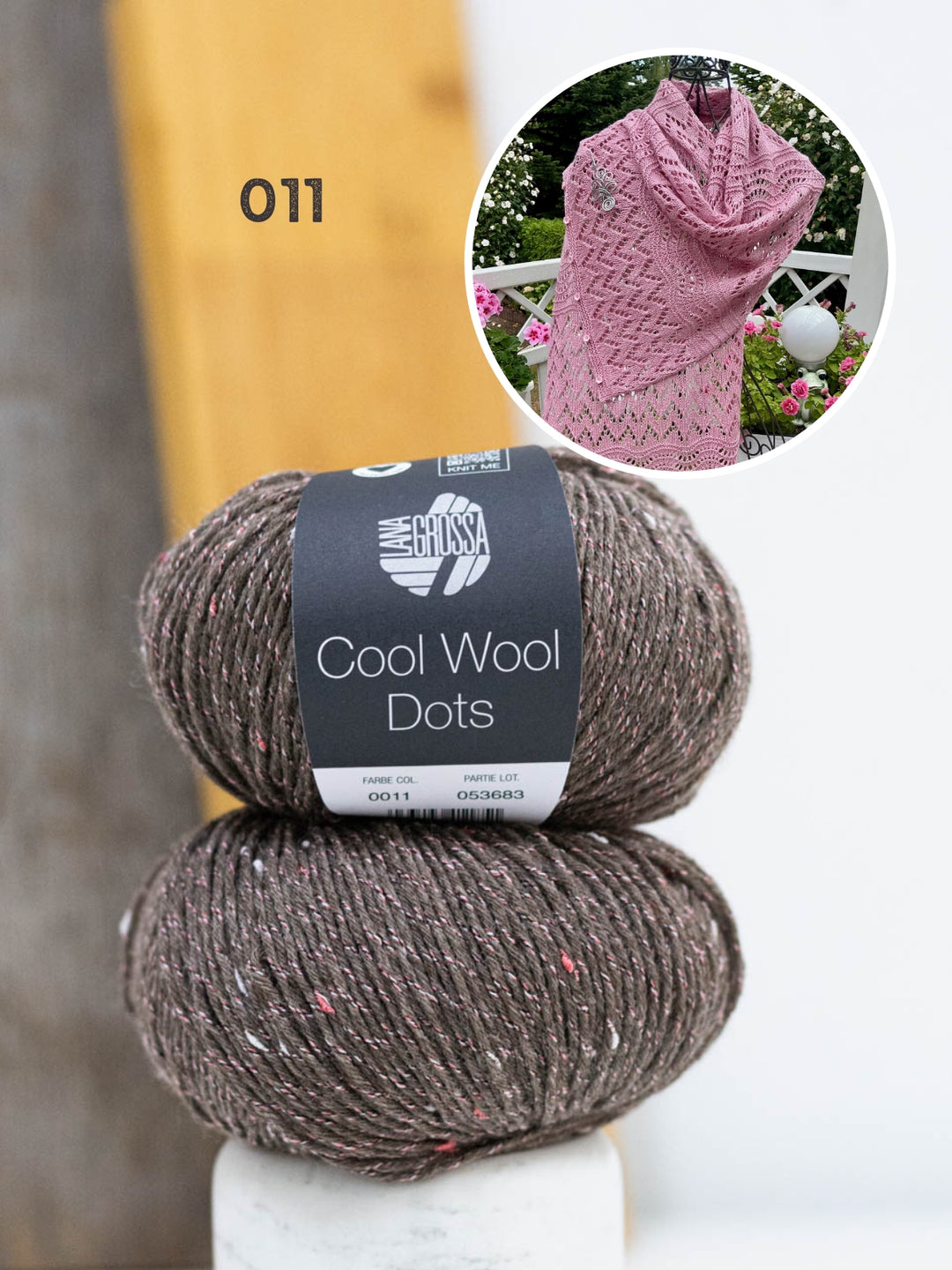 Breipakket Lizas Tuch End of Summer - Cool Wool Dots