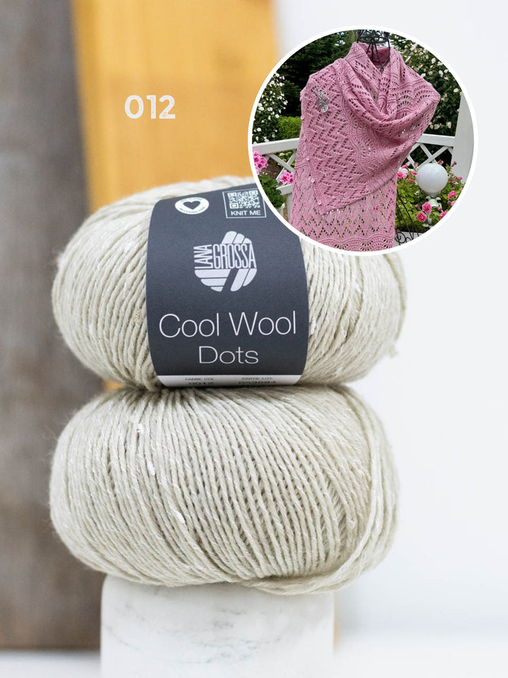 Breipakket Lizas Tuch End of Summer - Cool Wool Dots