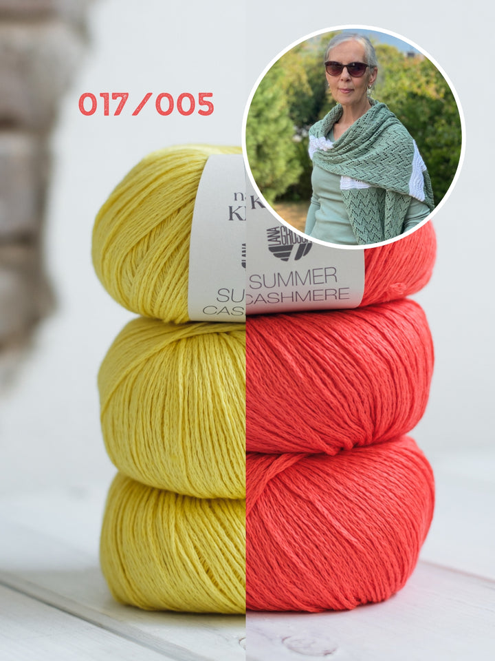 Breipakket Lizas Tuch End of Summer - Summer Cashmere