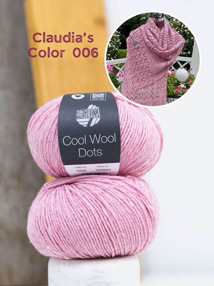 Breipakket Lizas Tuch End of Summer - Cool Wool Dots