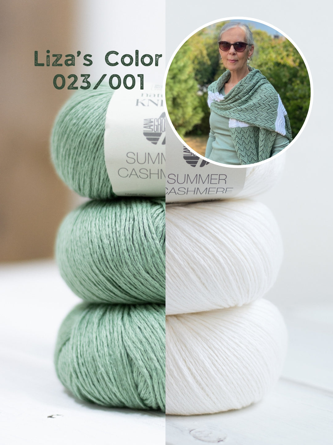 Breipakket Lizas Tuch End of Summer - Summer Cashmere