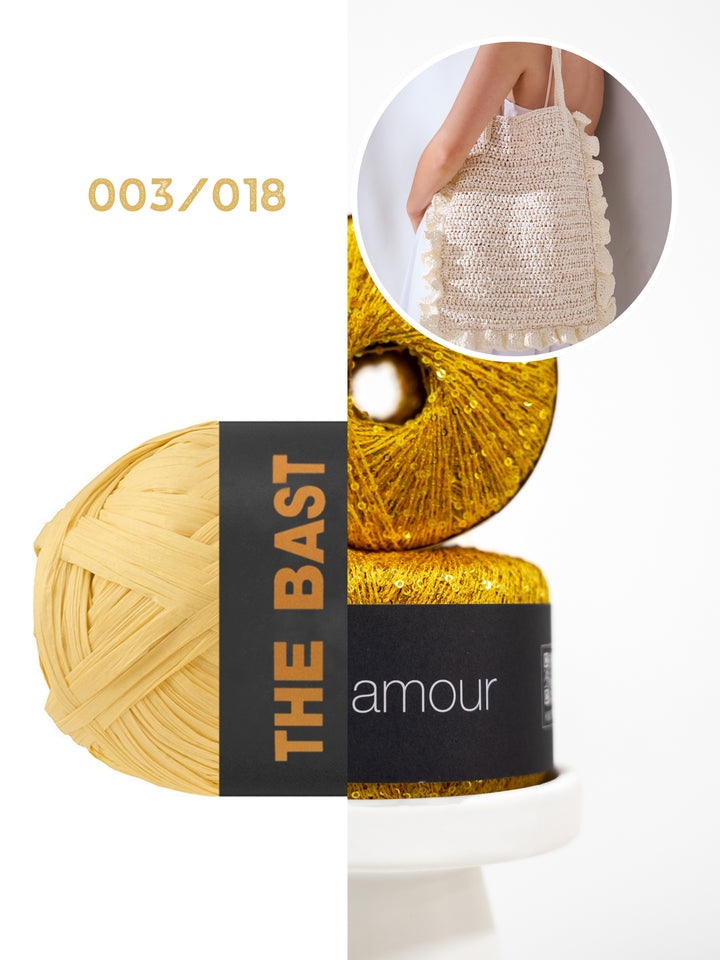 Haakpakket The Bast Glamour tas met ruches