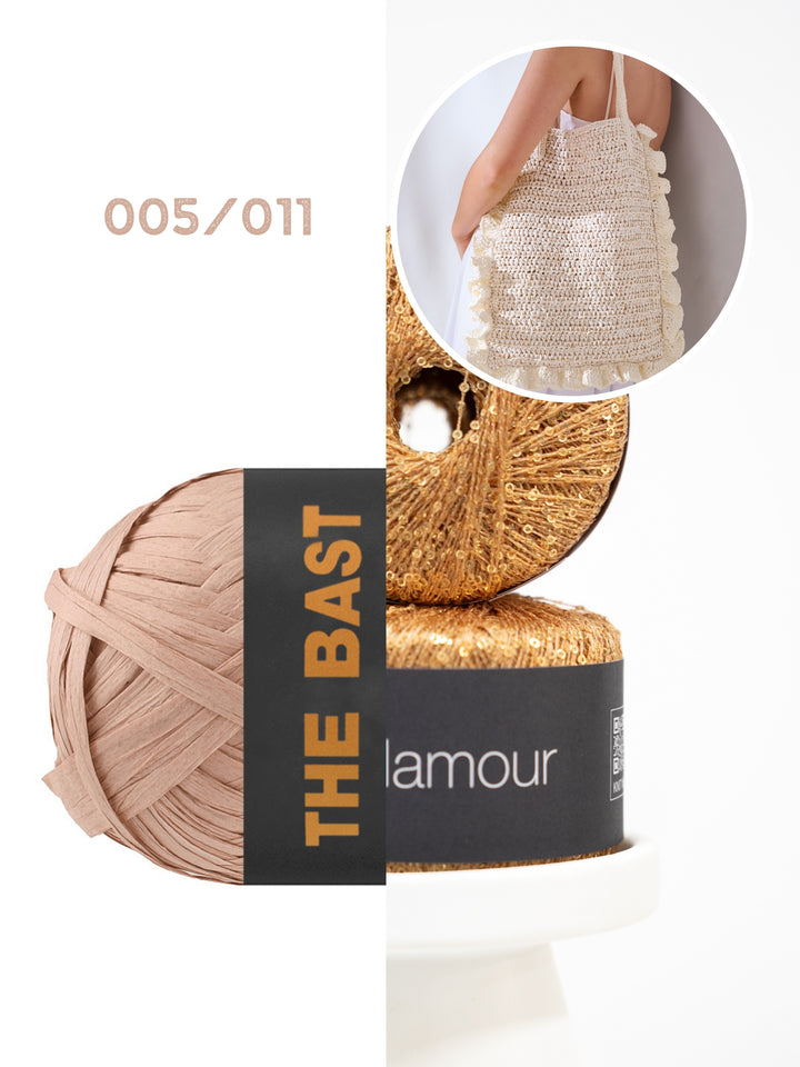 Haakpakket The Bast Glamour tas met ruches