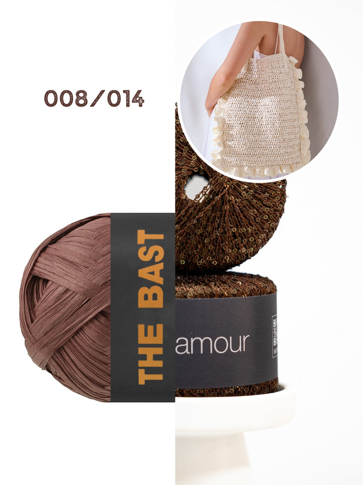 Haakpakket The Bast Glamour tas met ruches