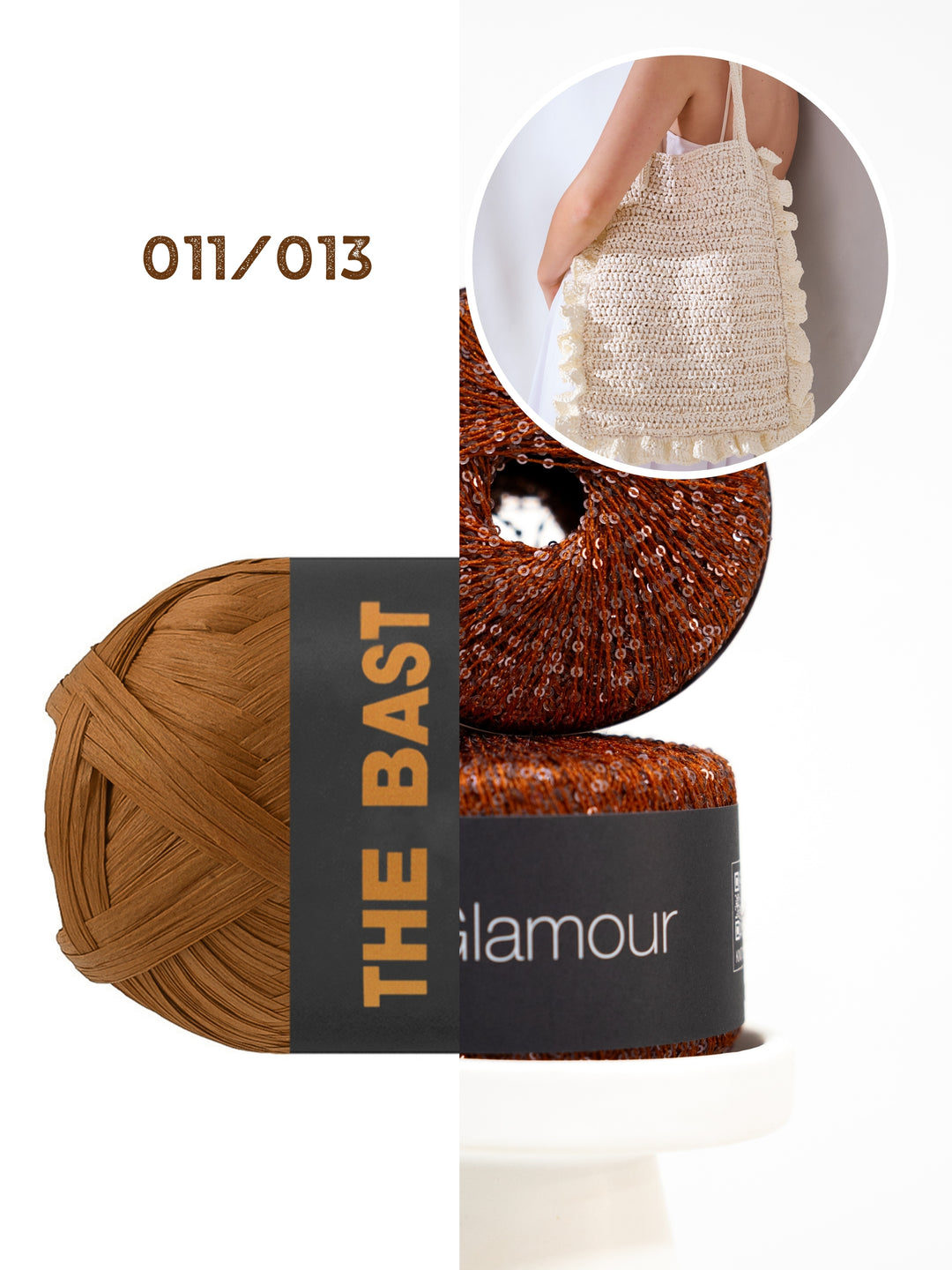 Haakpakket The Bast Glamour tas met ruches