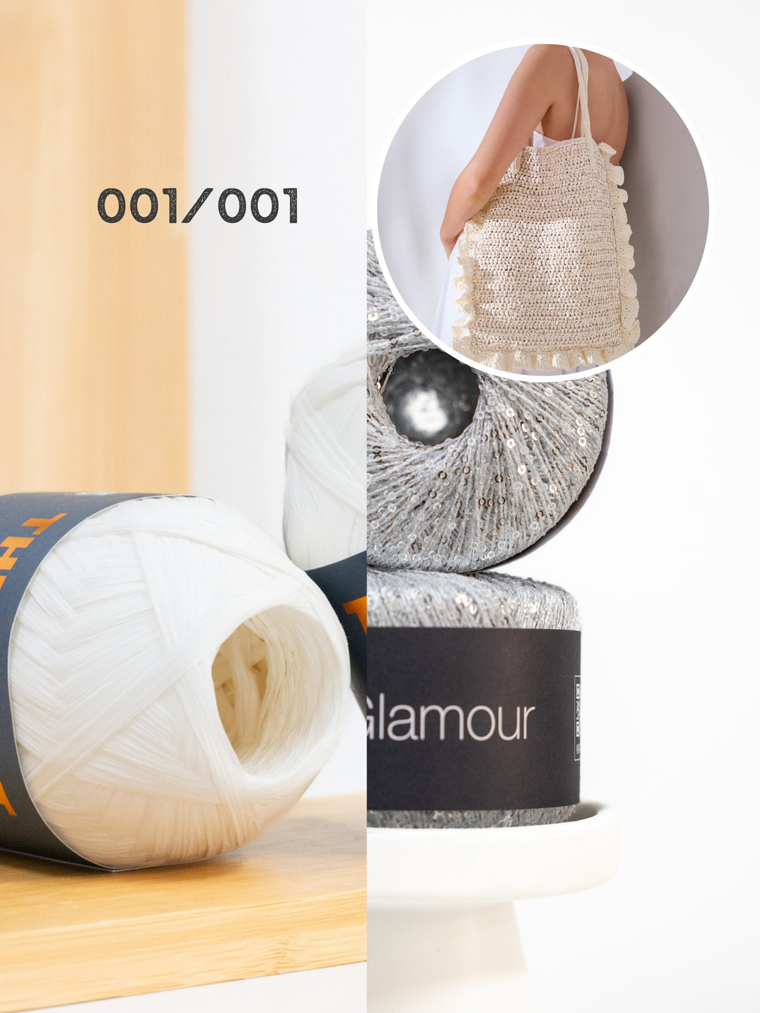 Haakpakket The Bast Glamour tas met ruches